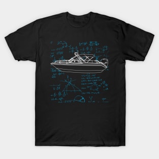 Sport Boat Boating is Science T-Shirt
